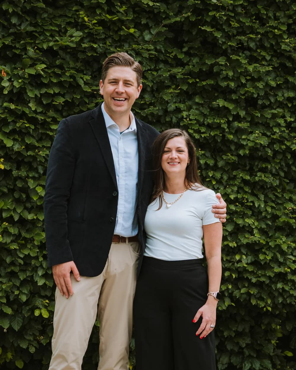 Jon Christensen and his wife Jaime, who run a small business together in downtown Guelph